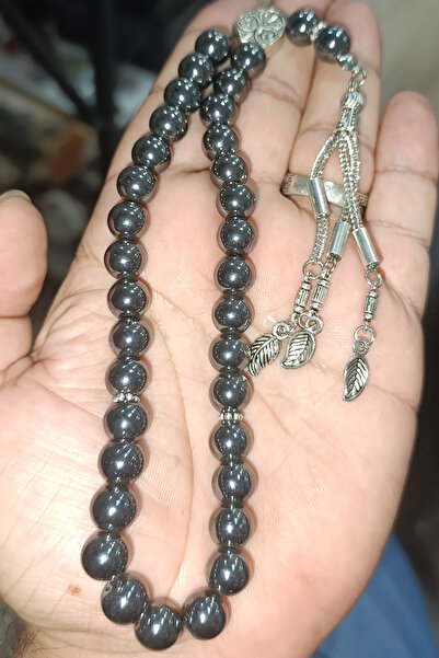 TAŞÇIZADE حجر الهيماتيت 10 ملم مسبحة من الحجر الطبيعي