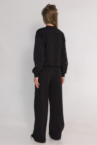 DMB BOYS & GIRLS Σετ αθλητικής φόρμας για κορίτσια με όλη την πέτρα διακοσμημένη με ρούχα χωρίς ραφές στο κάτω μέρος