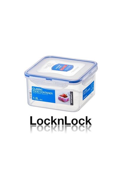 locknlock 1.2 Square  Airtight Food Storage - BPA-Free, Microwave, Freezer, and Dishwasher Safe
