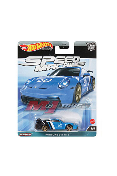 HOT WHEELS 1/64 Ölçek Speed Machines Temalı Premium Araçlar Hkc44 Porsche 911 Gt3