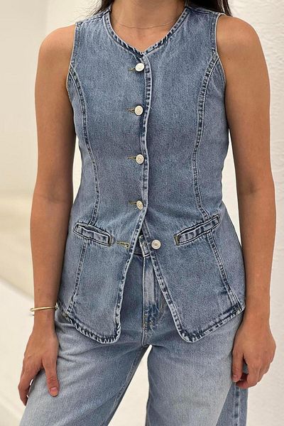 Act Pepicino Kids&Boutique 2057 Model Blue Jean Vest