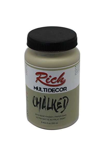 Rich Multi Decor Chalked Akrilik Boya 250 cc Kese Kağıdı 4512