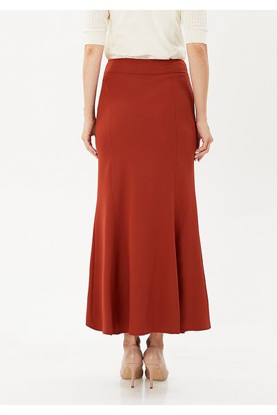 Guzella Fishtail Maxi Φούστα Ίσια Bodycon Φούστα ψαριού, Κομψή ψηλόμεση μάξι φούστα