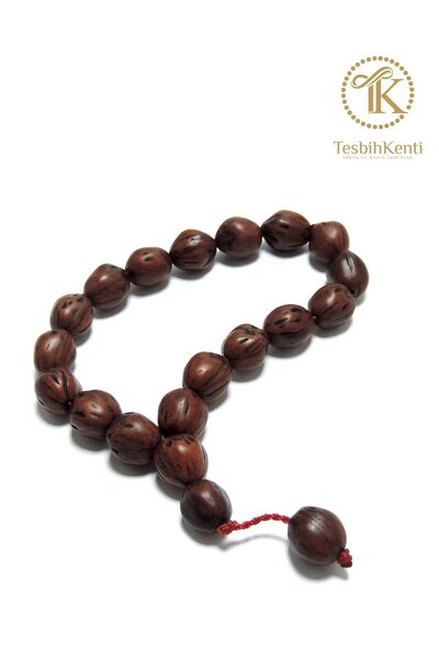 TESBİHKENTİ سبحة أنداز بني داكن 17 قطعة