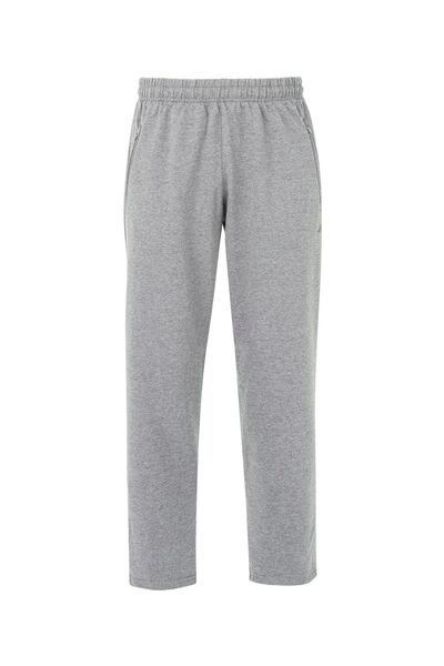 REMSA Men's Sports Sweatpants - Plain Gray, Elastic Waist, 3 Pockets, 0705 Model