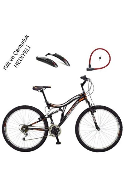 Salcano Hector 26 Jant Çift Amortisörlü Dağ Bisikleti Kilit ve Çamurluk Hediyeli