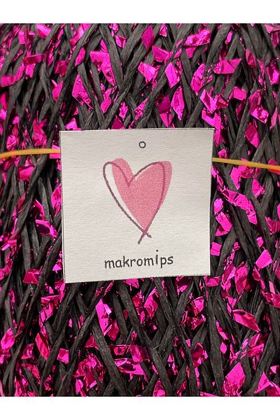 Makromİps Premium Metallic Confetti - Glittery Shiny Polyester βραδινό φόρεμα τσάντα και καπέλο Raffia (50gr/m+-5)