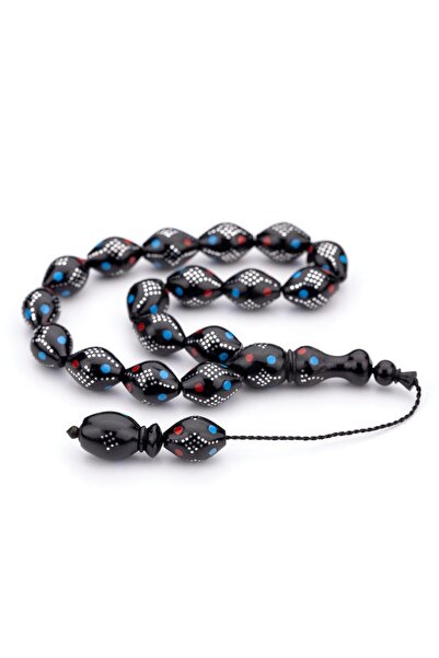 TESBİHKENTİ Detaylarda Sanat Oyma ve İşlemeli 17'lik Kuka Tesbih