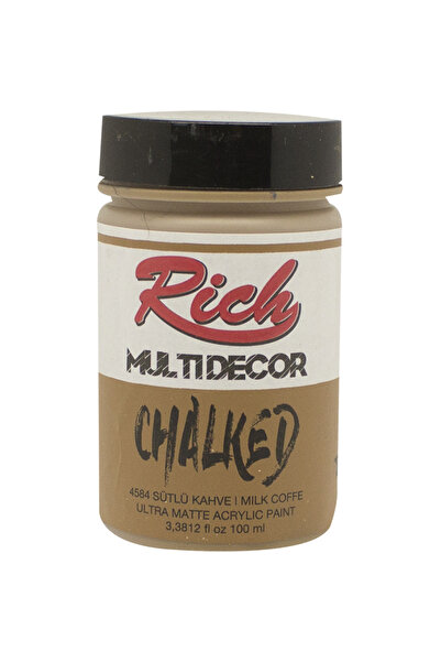 Rich Multi Decor Chalked Akrilik Boya 100 cc Sütlü Kahve 4584