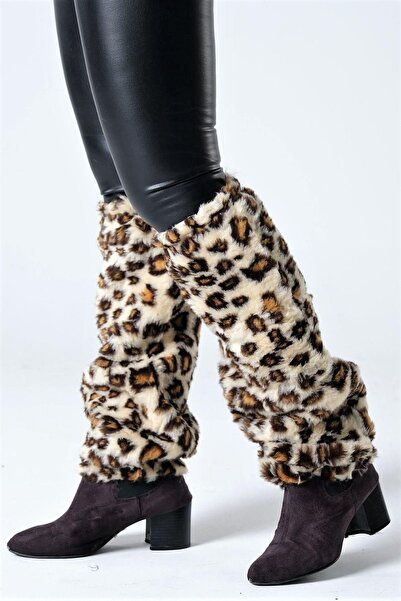 Generic Brand Leopard Patterned Plush Leggings