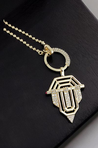 Çlk Accessories قلادة سيريناي الفاخرة - ليلى 55 سم، قفل أمامي كبير
