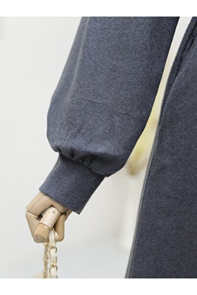 Modamorfo Hakim Yaka tunelový kabát se šněrováním - kouřový