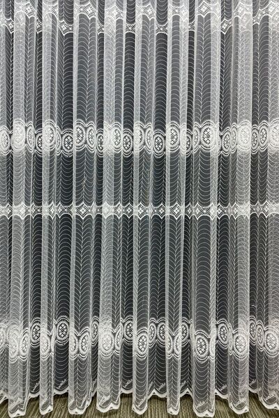 Cortibo Eco 8051 Patterned 1 to 3 Close Pleated Tulle Curtain