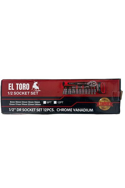 ELTORO Set de prize El Toro 1/2 - 12 piese cu clichet adânc