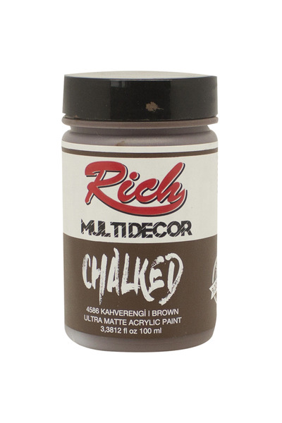 Rich Multi Decor Chalked Akrilik Boya 100 cc Kahverengi 4586