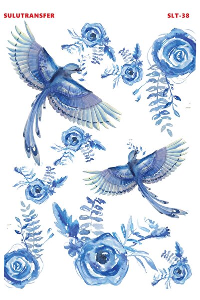 Buhobi نقل الزعفران المائي الخفيف - SLT038 25x35 سم