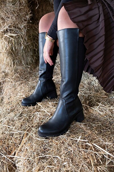 sovrana Μπότες με φερμουάρ Λεπτομερείς Μαύρες