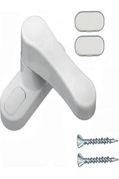 HappiestBaby Pencere Kilidi Çekmeli Mandallı Çocuk Güvenlik Emniyet Hırsız Ki...