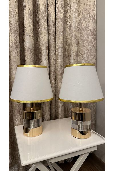 AbajurAksesuar Johnny Yellow Double Lampshade