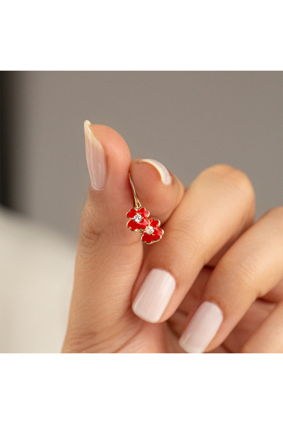 Çgk Çiğdem Gürel Kuyumculuk 14 Ayar Gelincik Çocuk Küpesi