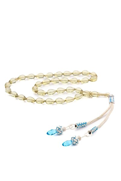 TESBİHKENTİ Teardrop Model Set de 2 mărgele de rugăciune de chihlimbar de foc...