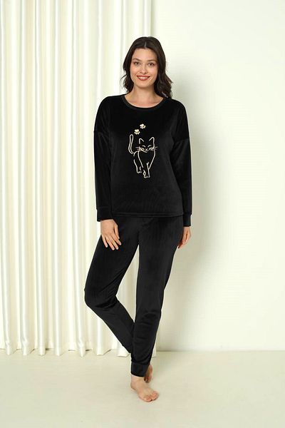 SEBOTEKS Set de pijamale de damă din catifea cu textura moale 20820
