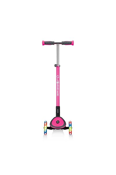 Globber Elite Deluxe Işıklı Scooter - Pembe