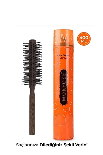 Trina Yuvarlak Erkek Saç Fırçası Saç Spreyi 400 ml