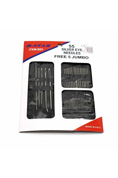 B-Star-Products Set de ace Mc 55 Silver Eye Needles Blind Needle