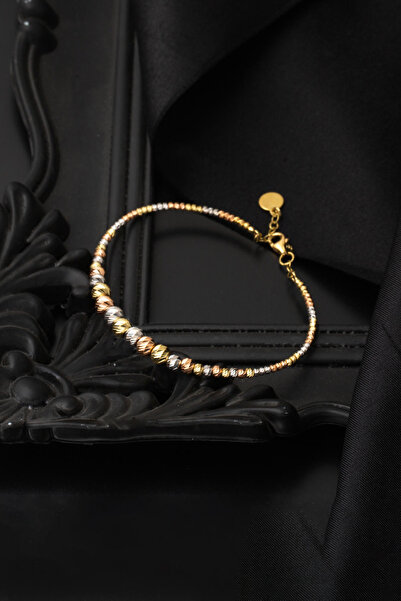 Bilezikci Dorika Toplu 14 Ayar Kelepçe Altın Bilezik