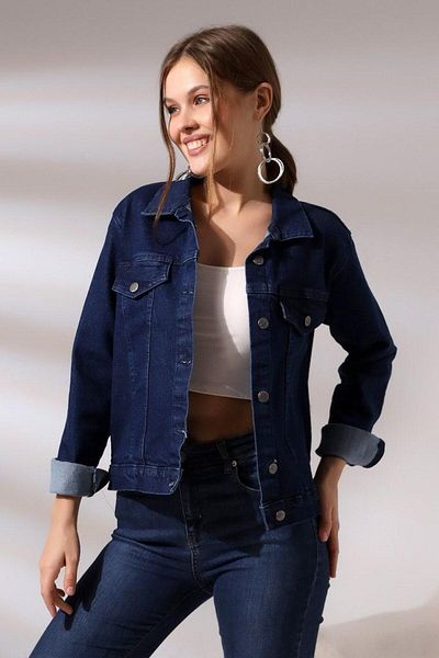 ASİLA JACHETĂ SCURTĂ DE DENIM LYCRA