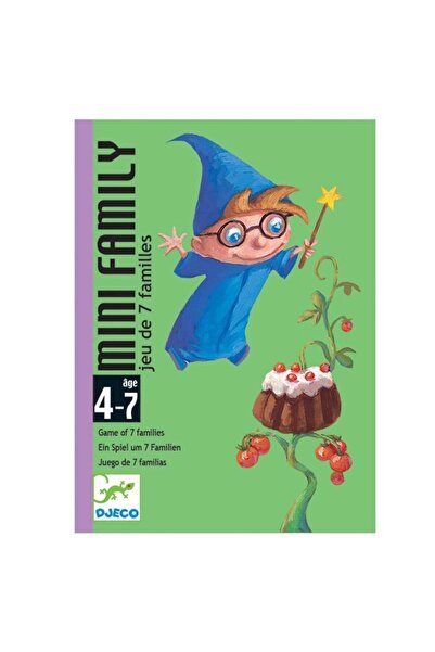 djeco ألعاب بطاقة الأسرة الصغيرة