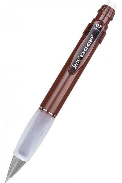 Serve Deep Natural Colors 0.7mm Mechanical Pencil - Earth Brown
