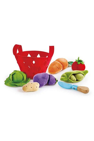 Hape Toddler Toy Vegetables and Bucket