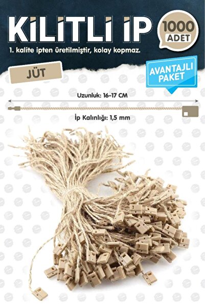 t tuğset etiket Kilitli İp Renkli Asmalı Etiket Bağlama İpi Lock String Tag R...