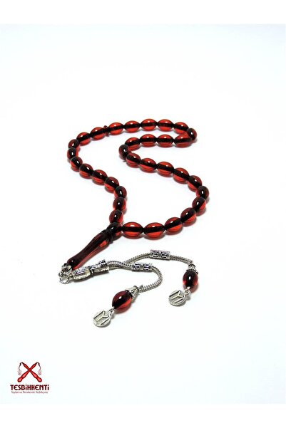 TESBİHKENTİ Chihlimbar cu ciucuri dublu roșu închis