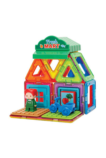Magformers Mıknatıslı Town Set - Mart - 22 Parca