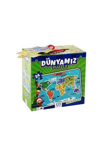 ÇAĞ Our Educational World with Puzzle CAG-5025