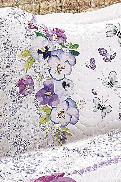 FAVORA Coverlet Lilac Double Quilted Bedspread Set - Lilac