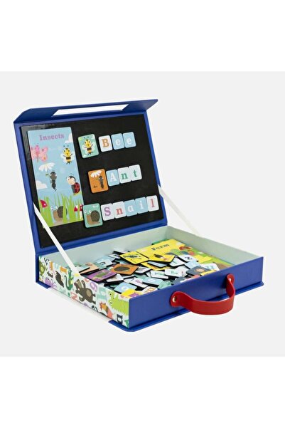 TIGER TRIBE مجموعة القراءة المغناطيسية - حيوانات ABC - أزرق