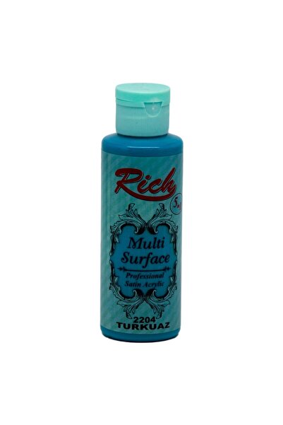 Rich Multi Surface 120 Cc Turkuaz 2204 Akrilik Boya