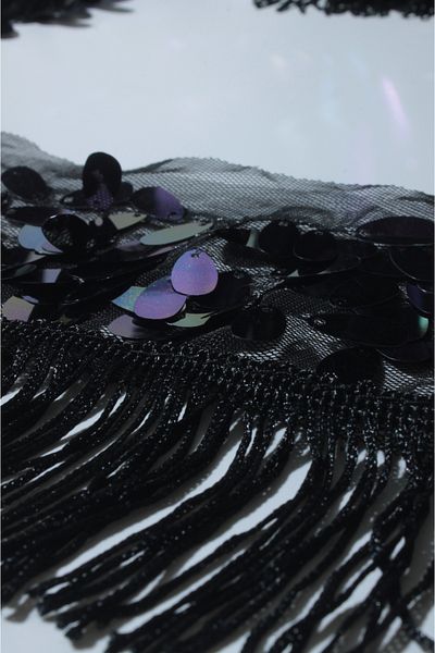 ÖZPAŞ TEKSTİL VE AKSESUAR Tasseled Sequined Design