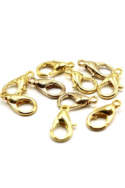 bidoluhobi 10 bucăți cleme mari pentru colier - AUR