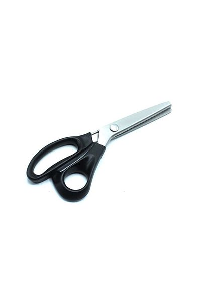 bidoluhobi Large Tailor Scissors - Zigzag Surface