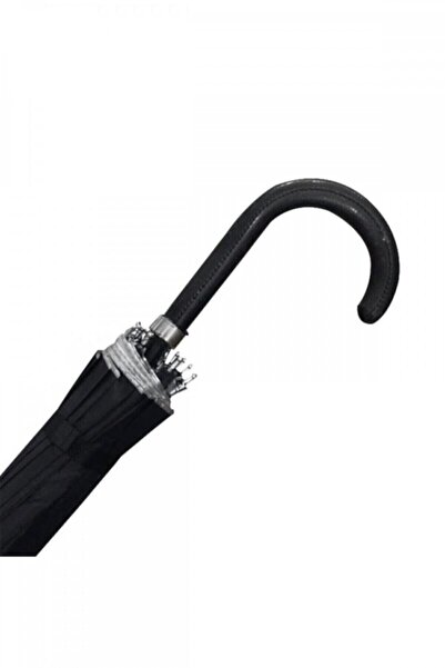 Genel Markalar Şemsiye, Otomatik, 16 Telli, Siyah, 100 cm Çap, Rahat ve Şık K...