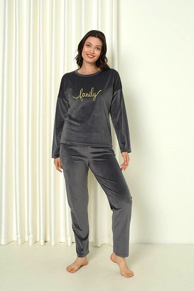 SEBOTEKS Σετ γυναικεία πιτζάμες Soft Textured Velvet 20820