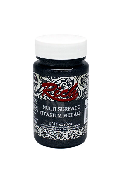 Rich Multi Surface Titanium Metalik Boya 90 cc Siyah 2544