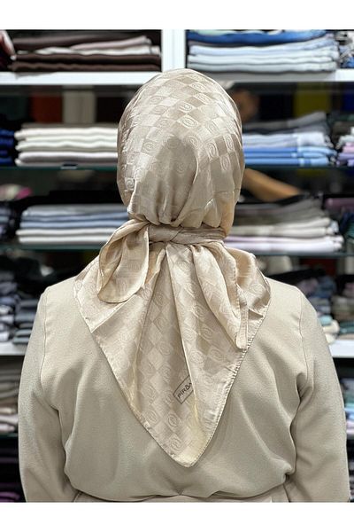 PİRAMİT Jacquard Checker Scarf
