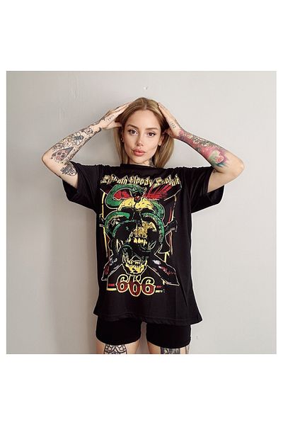 Köstebek Sabbath Bloody Sabbath Black Unisex T-shirt - Σχέδιο άλμπουμ Black Sabbath