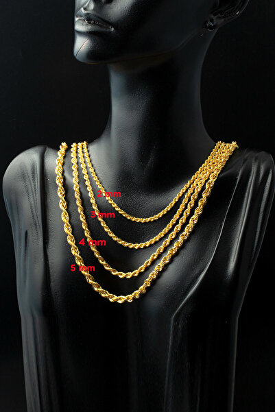 Bilezikci 65 cm. 8 Ayar Halat Altın Zincir